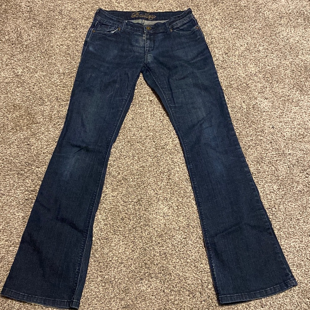 low rise bootcut jeans
